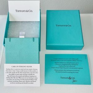 Authentic Tiffany & Co blue gift box.